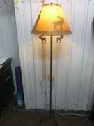 Large Moose / Upnorth Themed Floor Lamp - 58" H