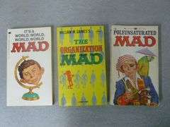 (3) Vintage Mad Books - 1960 / 1971 / 1973 First Printing