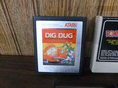 Group Of (10) Vintage Atari Video Games