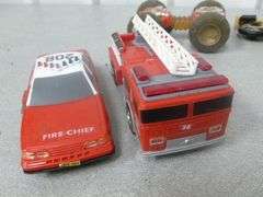 Large Group Of Toys / Emergency Vehicles