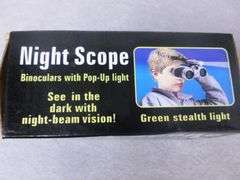 New Night Scope 4 x 30 Binoculars With Pop Up Light Model JYW-1226