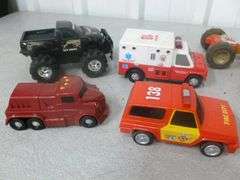 Large Group Of Toys / Emergency Vehicles