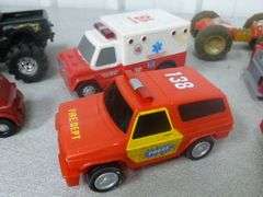Large Group Of Toys / Emergency Vehicles