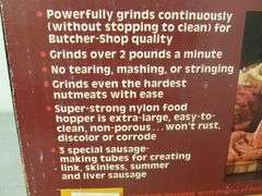 Oster High Output Meat Grinder Model 990-48