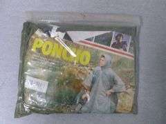 New Nelson Recreation - Green Poncho - 52" x 80"