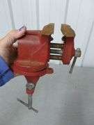 Heavy Duty Workbench Clamp On Vise - 3" Jaws - 9" L
