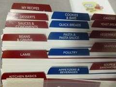 (2) Collector Cookbooks - Taste Of Home Binder / Culinary Classroom