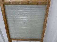Vintage National Washboard No. 862 Glass Washboard