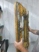Beautiful Large - African Safari Themed - Hand Carved Wood Framed Mirror
