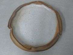 Beautiful Large Glazed Pottery Table Centerpiece - 14" Diameter