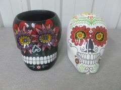Ceramic Skull Decorations