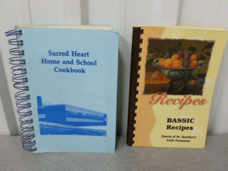 (2) Collector Cookbooks - Sacred Heart School / Church Of St. Benedicts