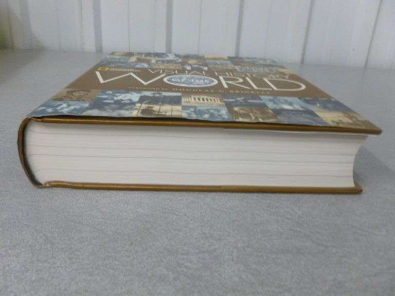 Large Collector Book - Visual History of The World - Hardcover Picture Book
