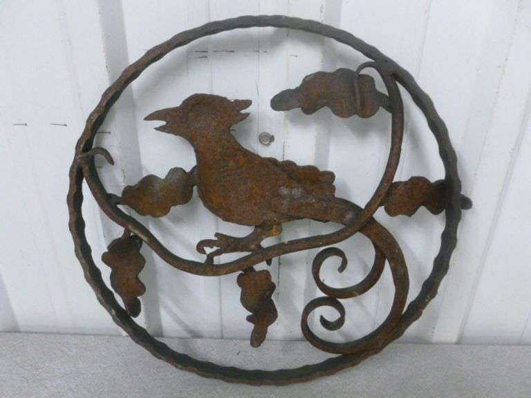 Cast / Wrought Iron Wall Decoration - 12" Diameter