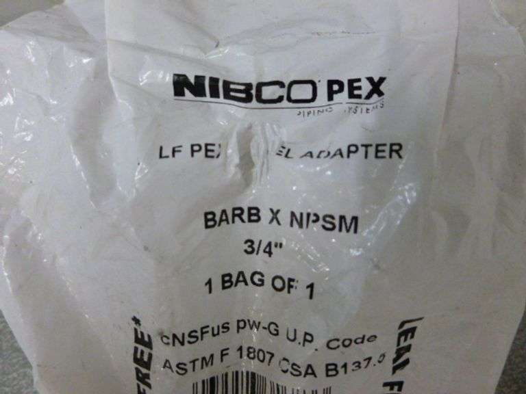 Group Of (20) New Nibco Pex Brass Female Swivel Adaptors