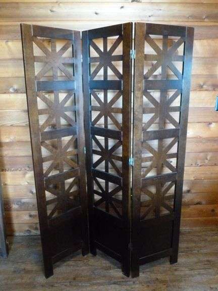 Nice 3-Panel Wooden Room Divider