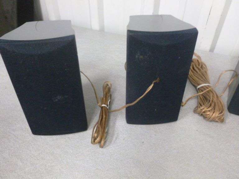 Group Of (5) - 6.5" Surround Speakers With Wire