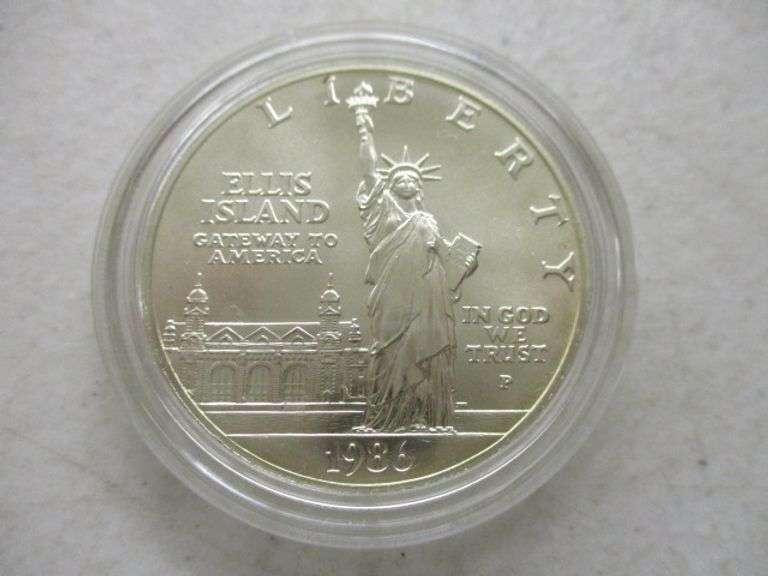 1986 Statue Of Liberty Commemorative Silver Dollar