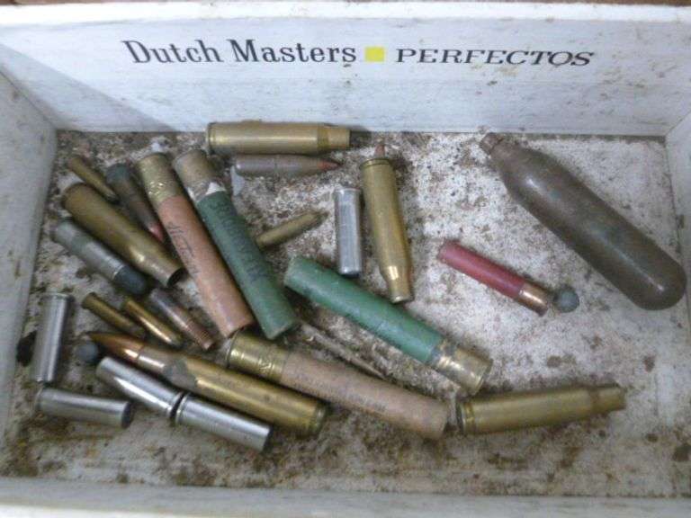 Mixed Group Of Vintage Ammo / Brass - .410 / Rifle / Pistol