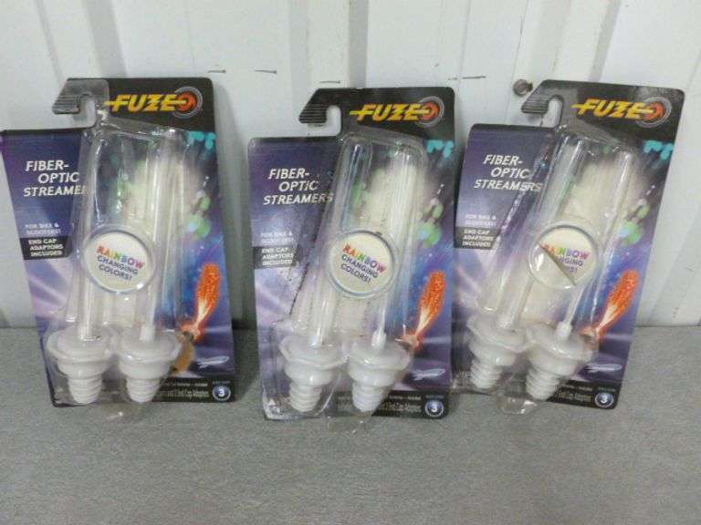 (3) New Fuze Fiber Optic Streamers