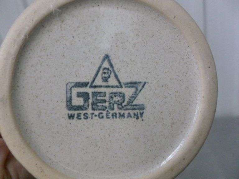 Nice Gerz West Germany Beer Stein - 9" H