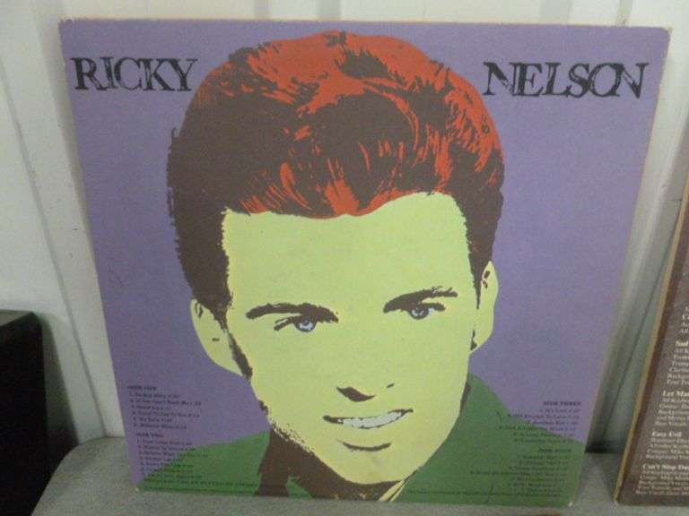(5) Collector LP Record Albums - Everly Brothers Double / The Byrds Double / Ricky Nelson Double