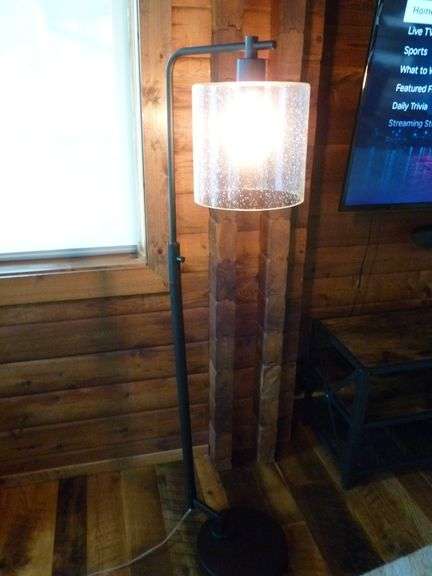 Nice Metal Framed Floor Lamp - 57" H