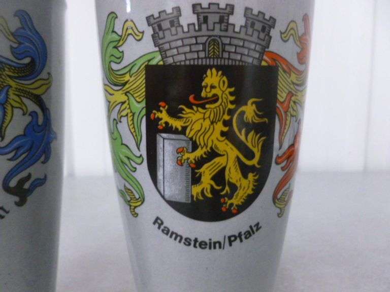 (2) Collectible Gerz Germany Beer Steins - 9.5" H