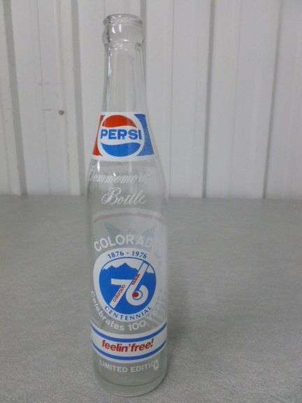 Collectible 1976 Pepsi - Colorado Centennial Soda Bottle