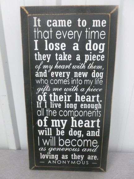 Inspirational Themed Wooden Sign - 9" x 18"