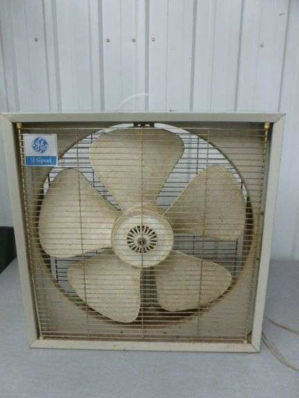 GE Heavy Duty 3 Speed Steel Box Fan - 22.5" x 22.5"