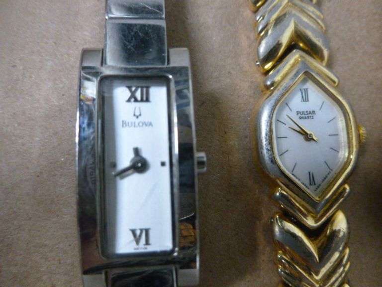 (3) Women's Watches - Fossil / Pulsar / Bulova