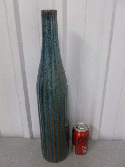 Nice Glazed Pottery Vase - 21" H