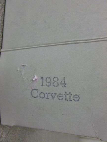 New Collectible 1984 Corvette Dealer Promo Car