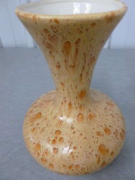 Nice Glazed Ceramic Vase - 9" H