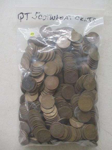 500+ Lincoln Wheat Cents - Assorted Dates & Mints