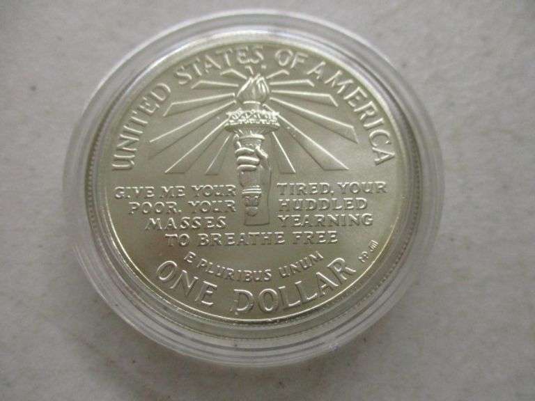 1986 Statue Of Liberty Commemorative Silver Dollar