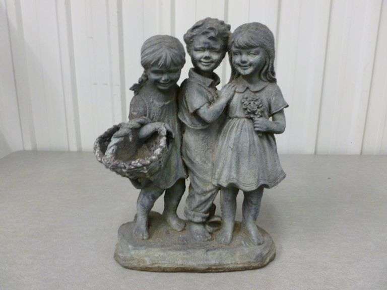 Child Themed Molded Resin Rock Garden Decoration