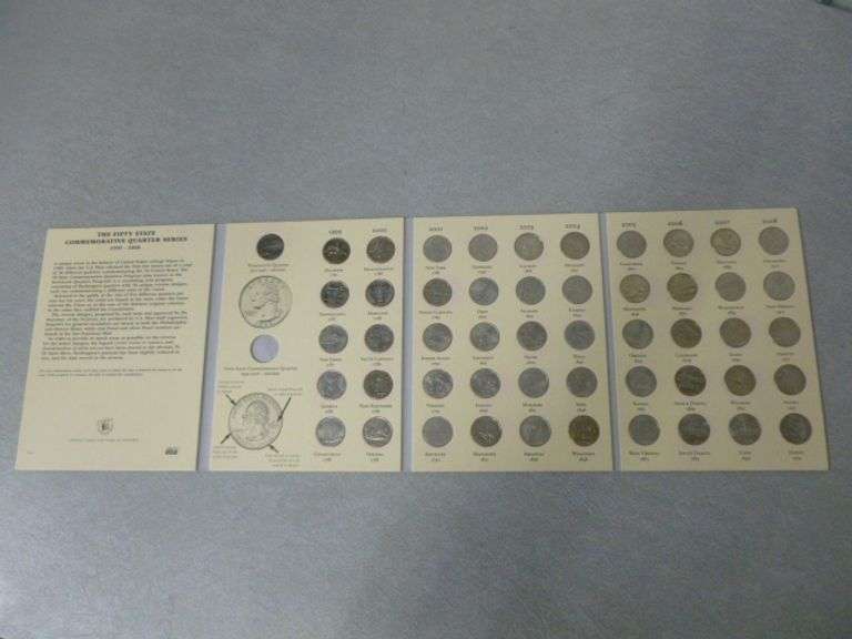 Fifty State Commemorative Quarter Dollar Set 1999-2008