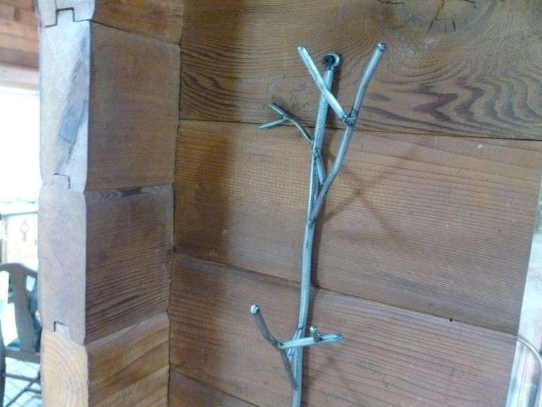 Metal Branch Themed Wall Mount Hat Rack - 18.5" L