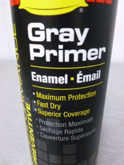 New Rust - Oleum Hard Hat Gray Primer Spray Paint - 15 Oz. Can
