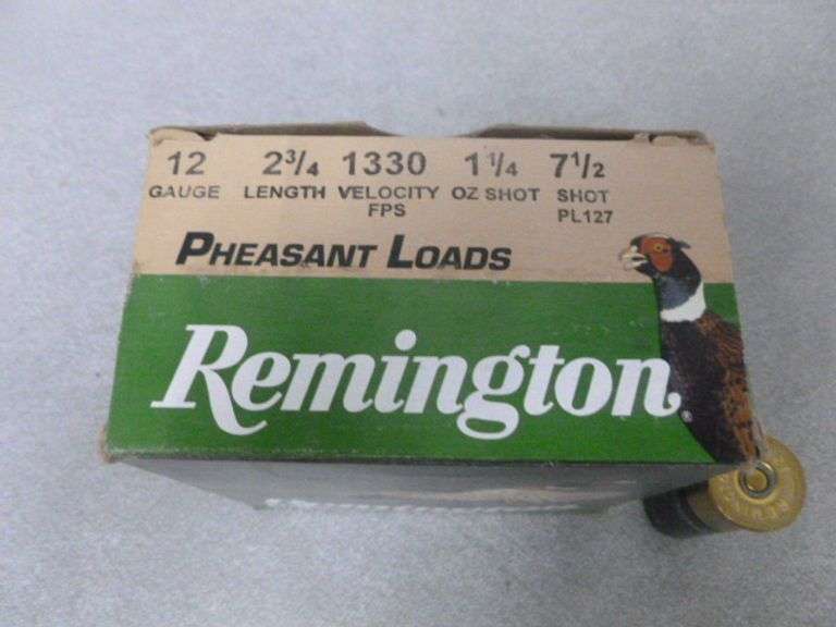 Remington Box Of 23 - 12 Gauge 7 1/2 Shot