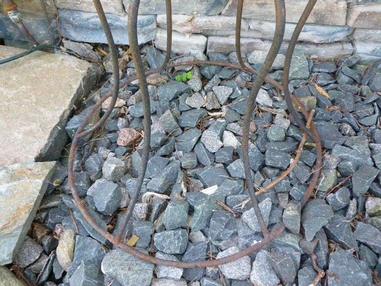 Large Rod Iron Outdoor Decoration - 80" H