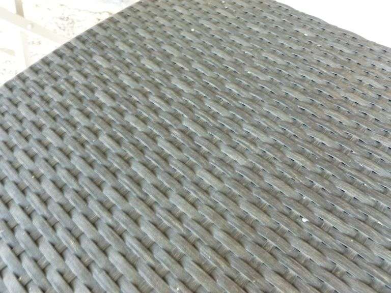 Nice (3) Piece Faux Wicker Patio Bistro Set - Fold Up