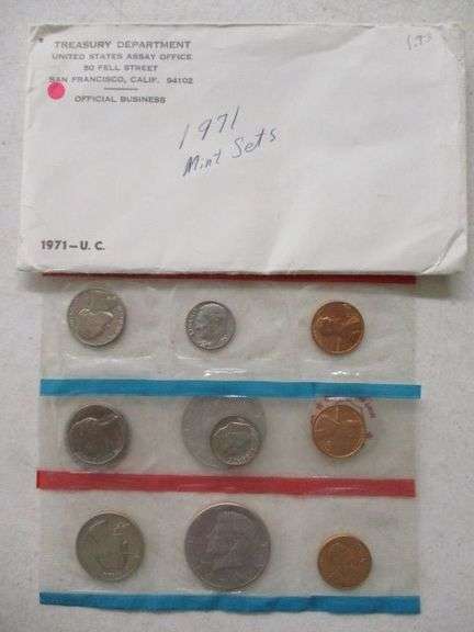 1971 P & D Uncirculated U.S. Mint Set