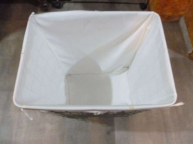 Portable Metal Laundry Room Basket