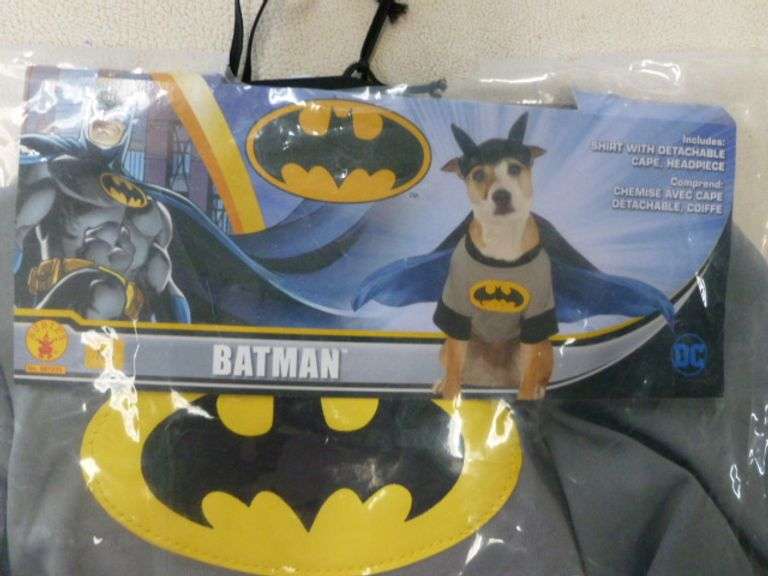 New Batman Dog Costume Size XL