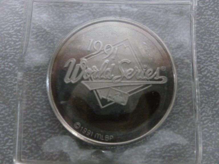 1991 Minnesota Twins World Champions - .999 1Oz. Silver Coin