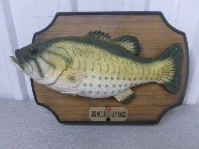 Collectible 1999 Big Mouth Billy Bass Animated Wall Decoration