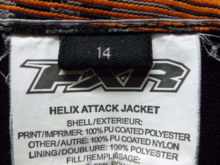 FXR Race - Boys Jacket Size 14